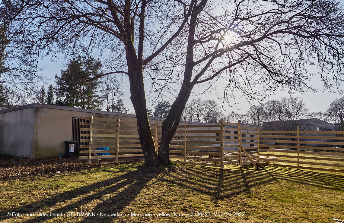 21.03.2022 - Baustelle am Haus für Kinder in Neuperlach